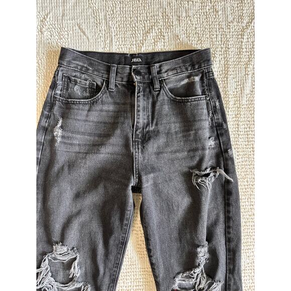 JBD by Just Black Denim Pants Jeans Distressed Size 26 Pre-Owned - Picture 6 of 11